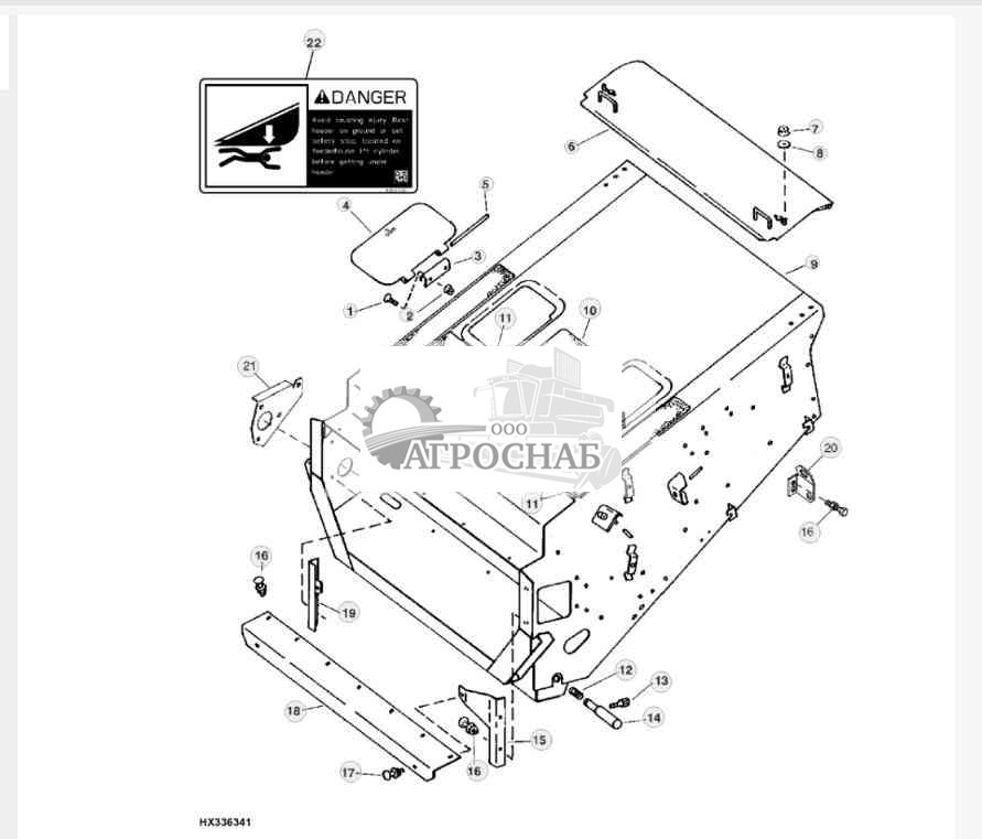 FEEDER HOUSE FRAME (SIDEHILL) 